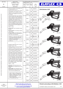 Pistolet automatique ZVA Slimline 2 GR, page&nbsp;513&#8209;516