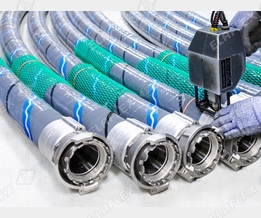 ELAFLEX Hamburg, marking tested hose assemblies