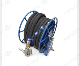 Chemical Hose Reel with manual rewind system blue, UTS 50, ZV 400