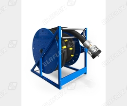 Hose Reel with hydraulic rewind system blue, TW 100, DDC-M 100