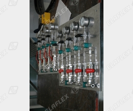 Oasis manifold, ball valves - Biogas