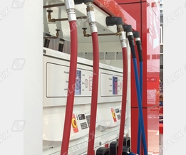 ZAF Coax adapter (splitter valve) at petrol station dispenser