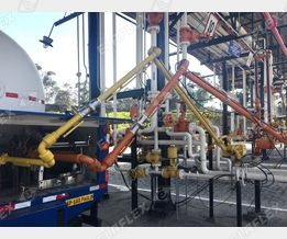 LPG road tanker loading with MannTek SBC Safety Breakaway Couplings