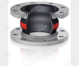 Section view ERV-R Rubber Expansion Joint
